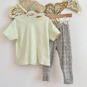 Zara Mint Tee + Kate Quinn Modal Joggers